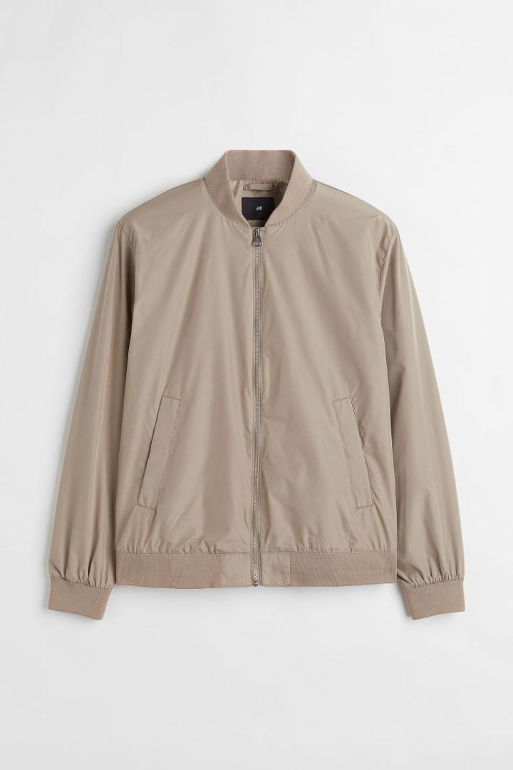 H & M - Bomber Jacket - Beige