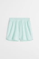 H & M - Terry Shorts - Turquoise