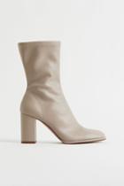 H & M - Heeled Boots - Brown