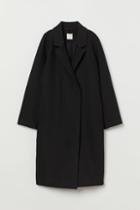 H & M - Calf-length Coat - Black