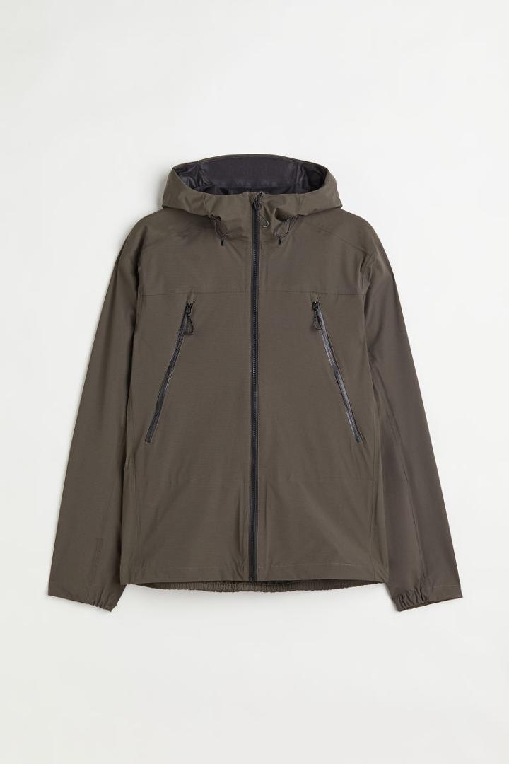 H & M - Water-repellent Shell Jacket - Green