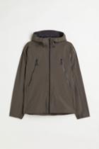 H & M - Water-repellent Shell Jacket - Green