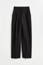 H & M - High-waist Dress Pants - Black