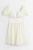 H & M - Two-piece Tie-detail Dress - White