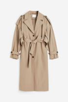 H & M - Oversized Trenchcoat - Beige