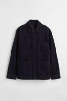 H & M - Corduroy Shirt Jacket - Blue