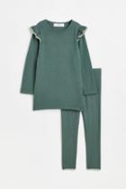 H & M - 2-piece Knit Set - Green