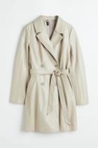 H & M - Trench Coat - Brown