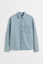 H & M - Denim Overshirt - Blue