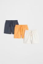 H & M - 3-pack Cotton Jersey Shorts - Orange