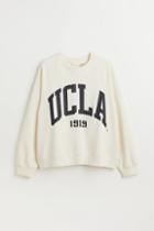 H & M - H & M+ Sweatshirt With Motif - White