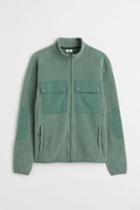 H & M - Fleece Outdoor Jacket - Green