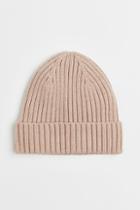 H & M - Rib-knit Wool Hat - Orange