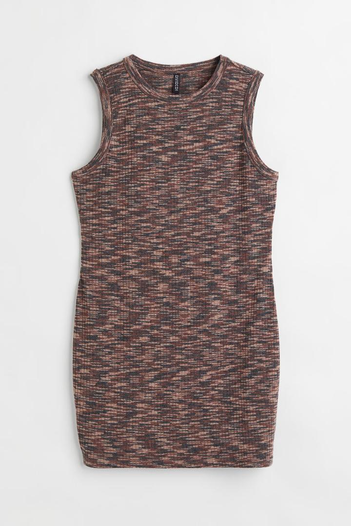 H & M - H & M+ Rib-knit Dress - Black