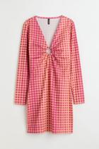 H & M - Fitted Dress - Orange