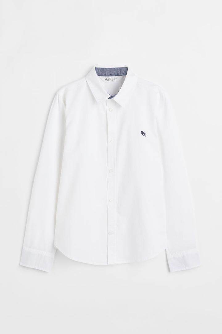 H & M - Cotton Shirt - White