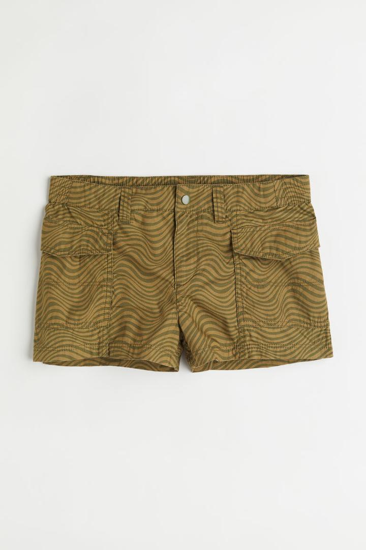 H & M - Short Cargo Shorts - Green