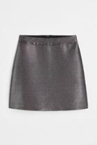 H & M - A-line Skirt - Gray