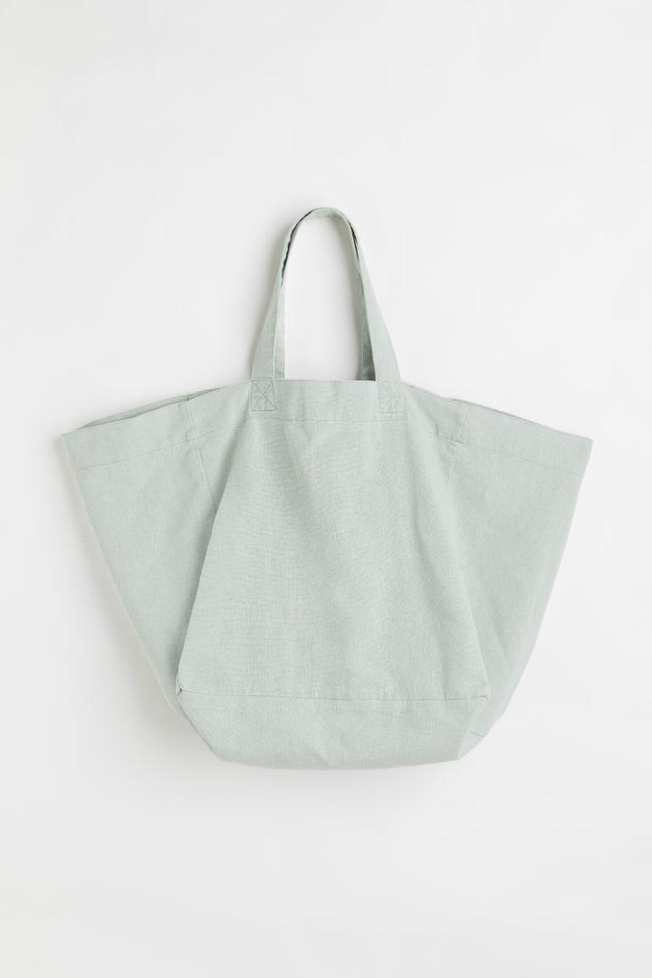 H & M - Linen-blend Beach Bag - Green