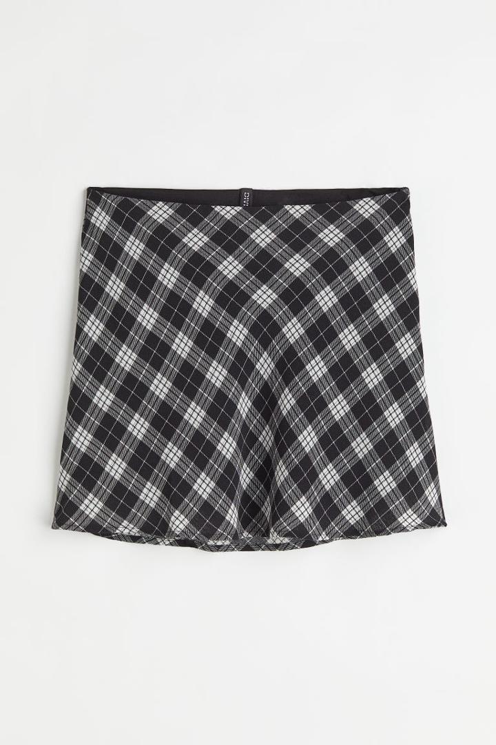 H & M - A-line Skirt - Black