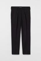 H & M - Regular Fit Pants - Black