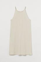 H & M - Cotton Dress - Beige