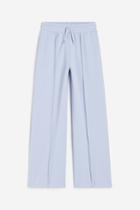 H & M - Wide-leg Track Pants - Blue