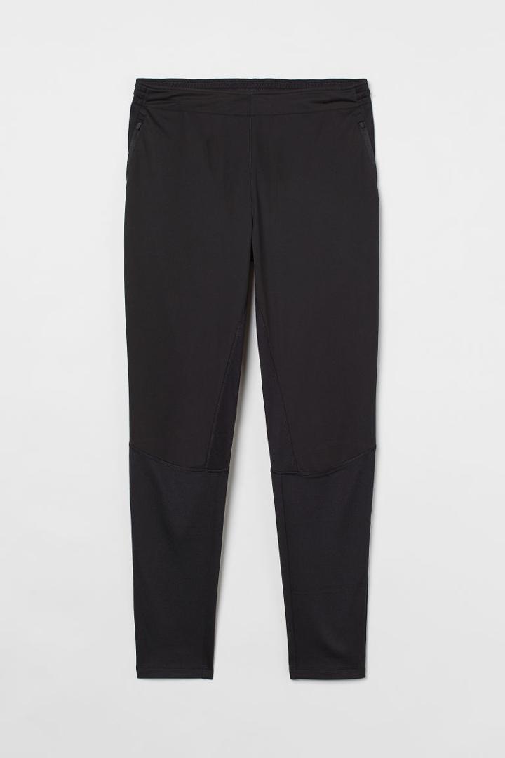 H & M - Windproof Running Pants - Black