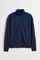 H & M - Relaxed Fit Fast-drying Track Jacket - Blue