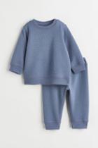 H & M - 2-piece Quilted Set - Blue