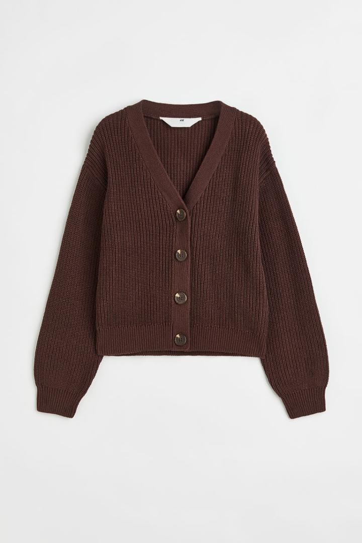 H & M - Knit Cardigan - Brown