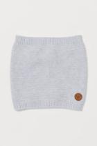 H & M - Cotton Tube Scarf - Gray