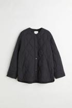 H & M - Quilted Jacket - Black