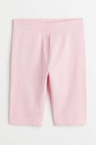 H & M - Cotton Jersey Cycling Shorts - Pink