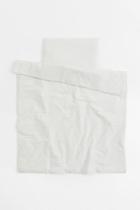 H & M - Crib Duvet Cover Set - Gray