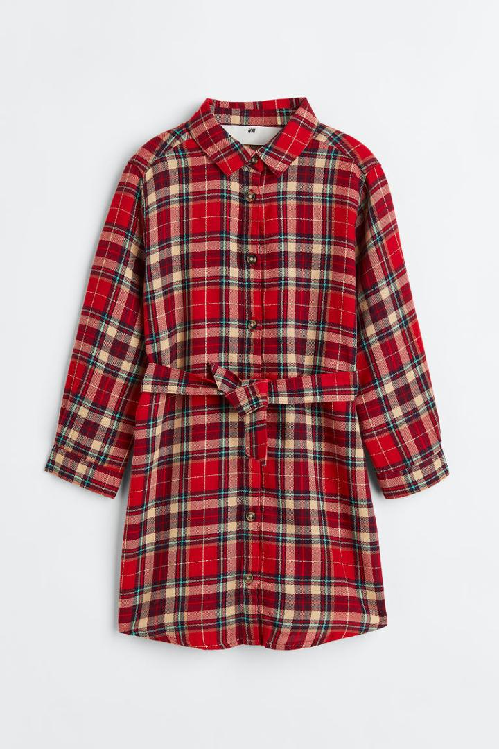 H & M - Shirt Dress - Red