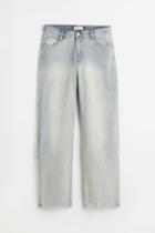 H & M - Wide Low Jeans - Blue