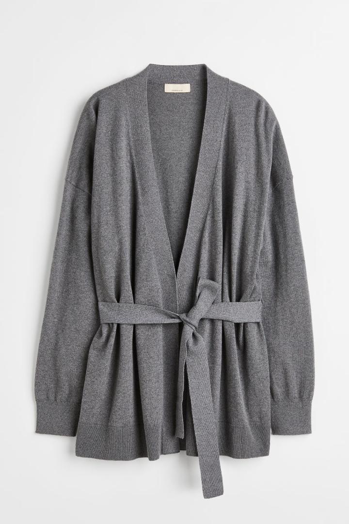 H & M - Cashmere-blend Cardigan - Purple