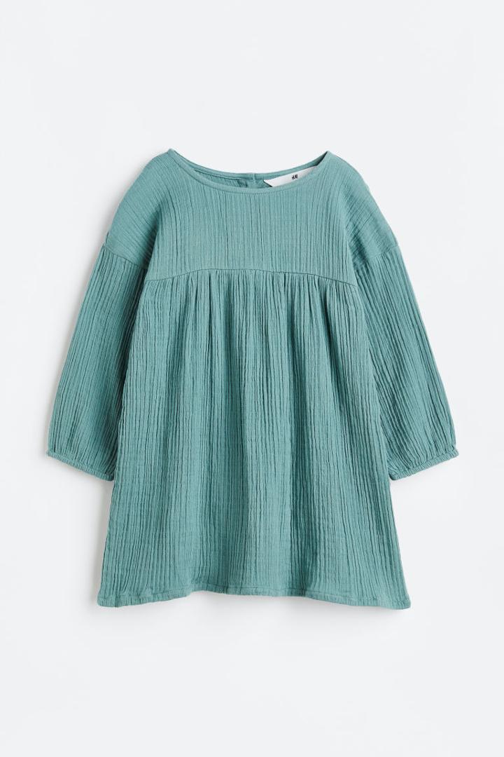 H & M - A-line Dress - Turquoise