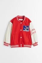 H & M - Baseball Jacket - Red
