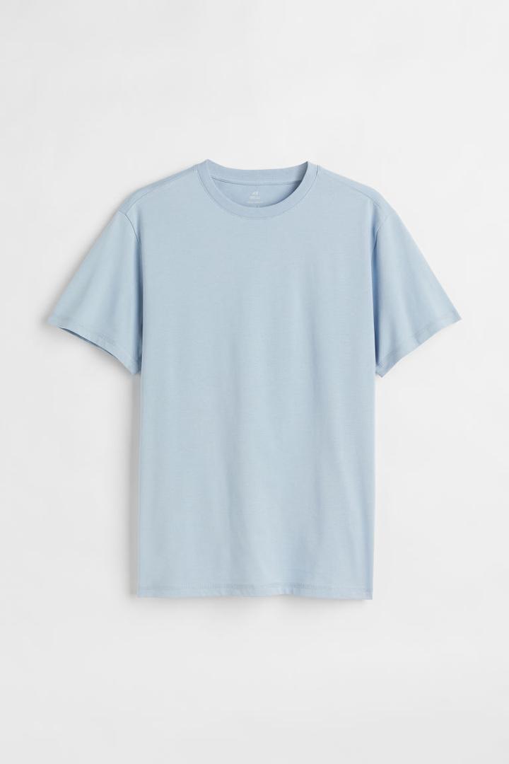 H & M - Regular Fit Coolmax T-shirt - Blue