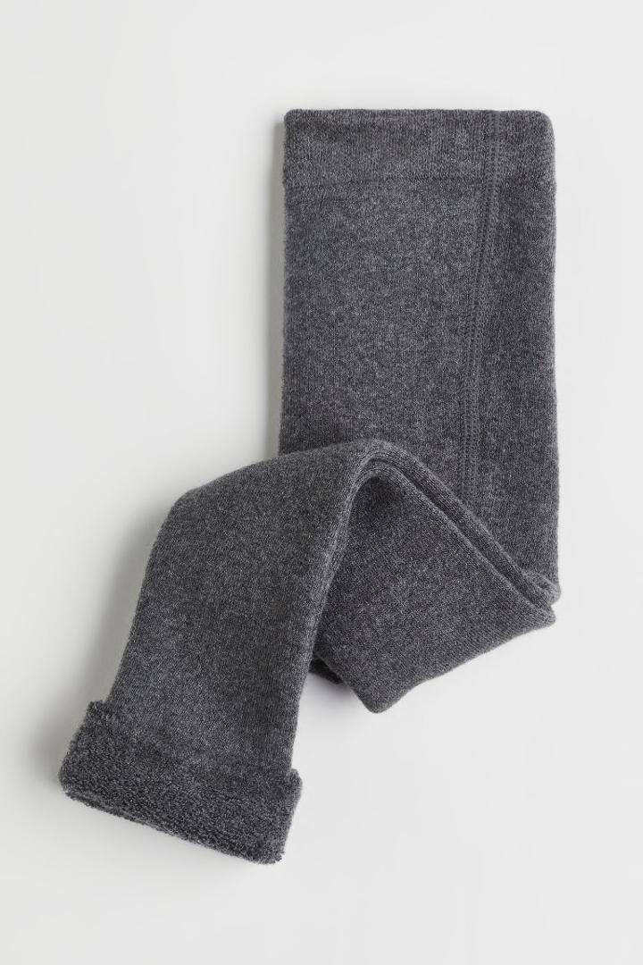 H & M - Terry Leggings - Gray
