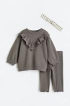 H & M - 3-piece Set - Gray