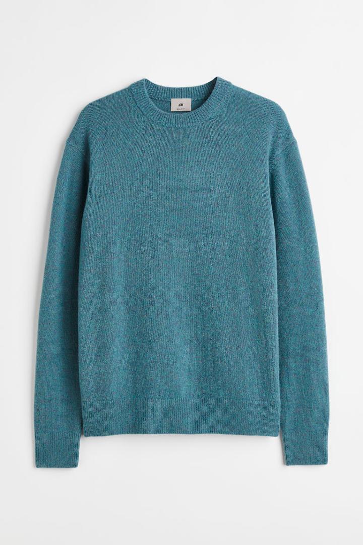 H & M - Knit Wool Sweater - Green