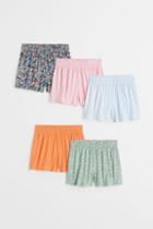 H & M - 5-pack Jersey Shorts - Blue