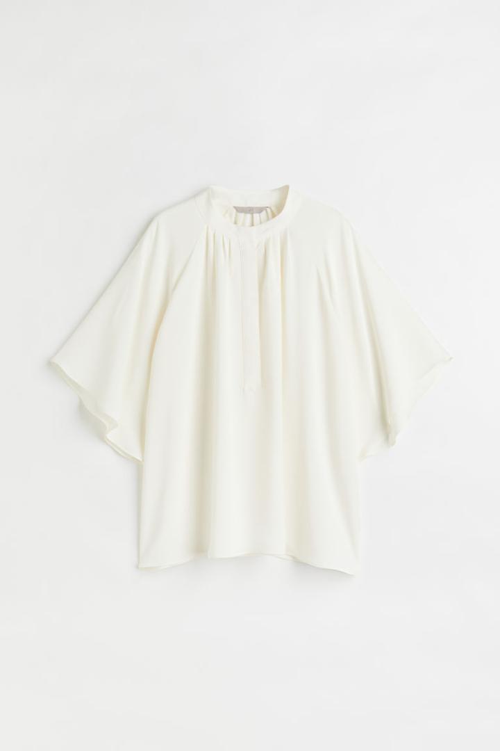 H & M - Chiffon Blouse - White