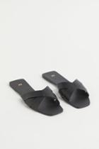 H & M - Slides - Black