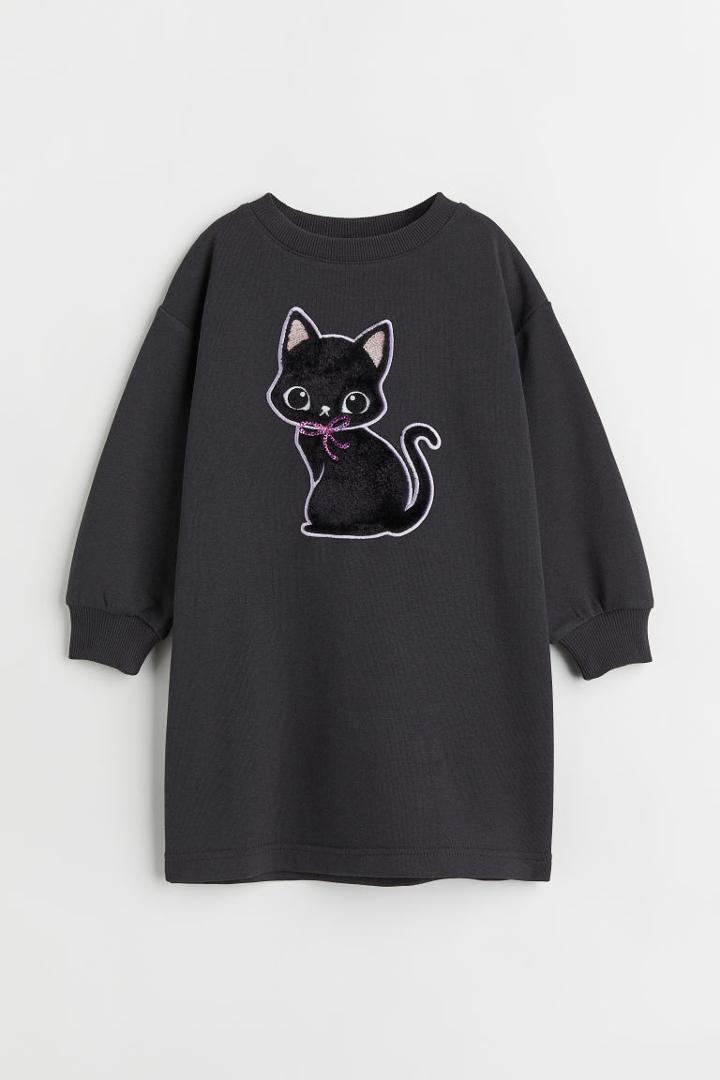 H & M - Sweatshirt Dress - Gray