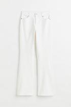 H & M - Flared Jeans - White