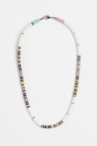 H & M - Beaded Necklace - White
